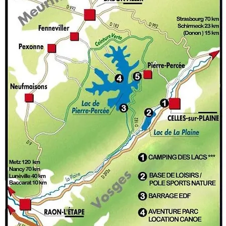 Bed & Breakfast Aux 2 Lacs D'hotes 3*